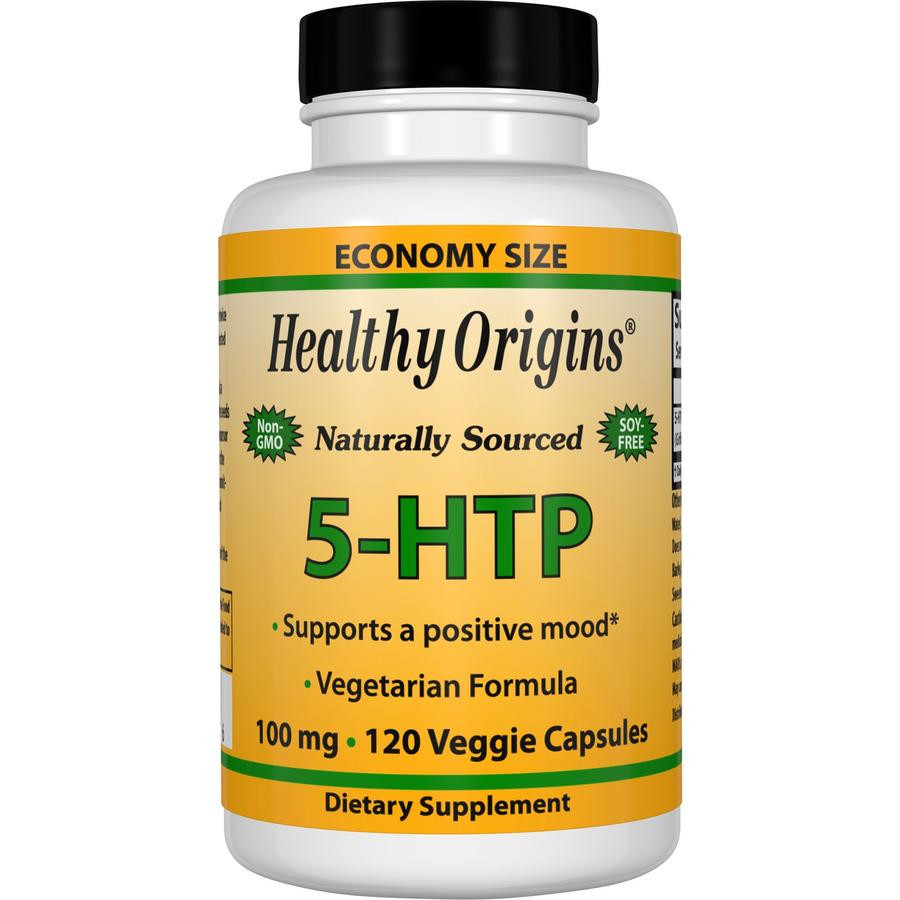 Healthy Origins 5-HTP /5-Hydroxytryptophan/ 100 mg 120 caps - зображення 1