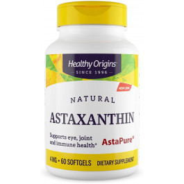 Healthy Origins Astaxanthin 4 mg 60 softgels