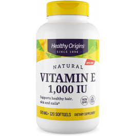 Healthy Origins Vitamin E 1000 IU 120 softgels