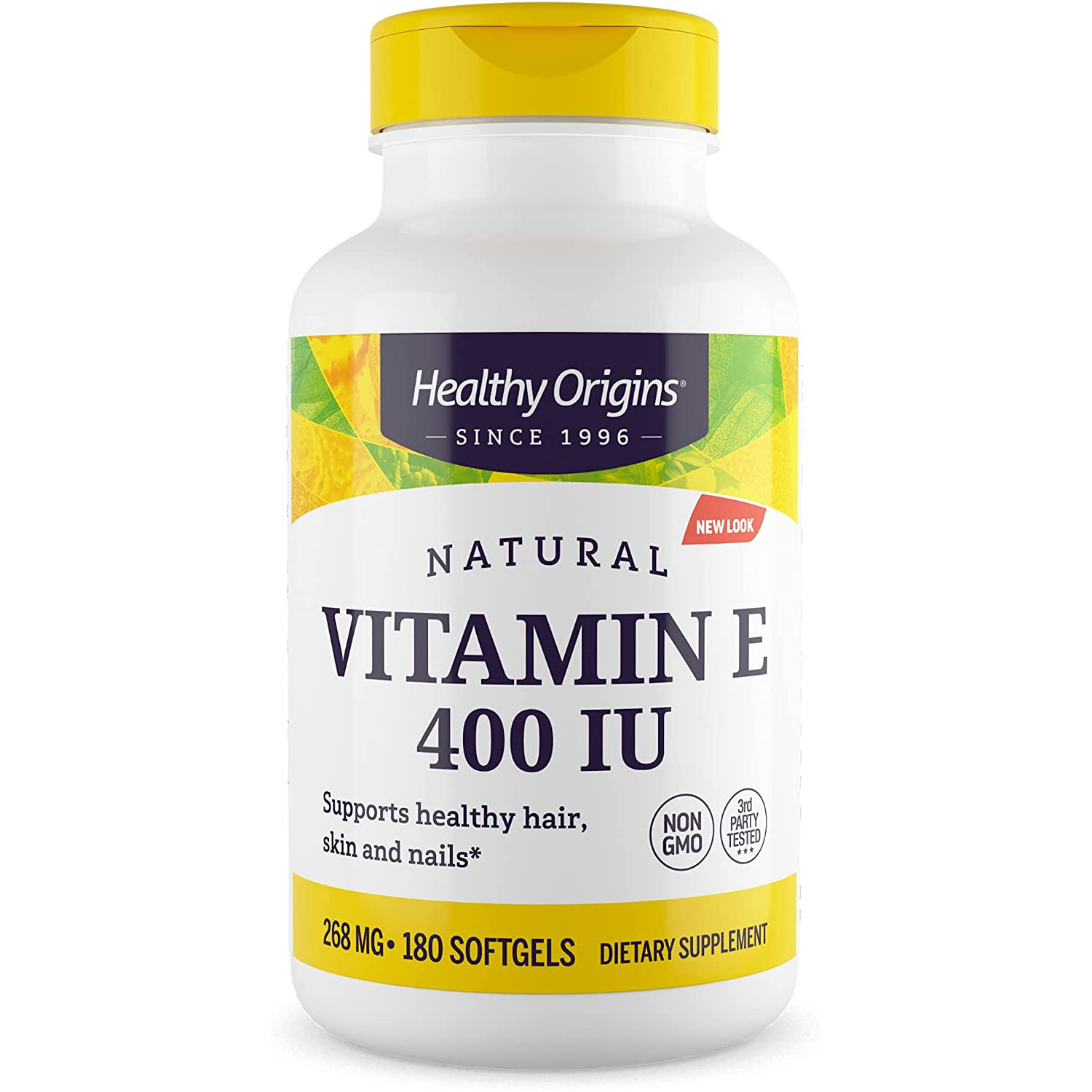 Healthy Origins Vitamin E 400 IU 180 softgels - зображення 1