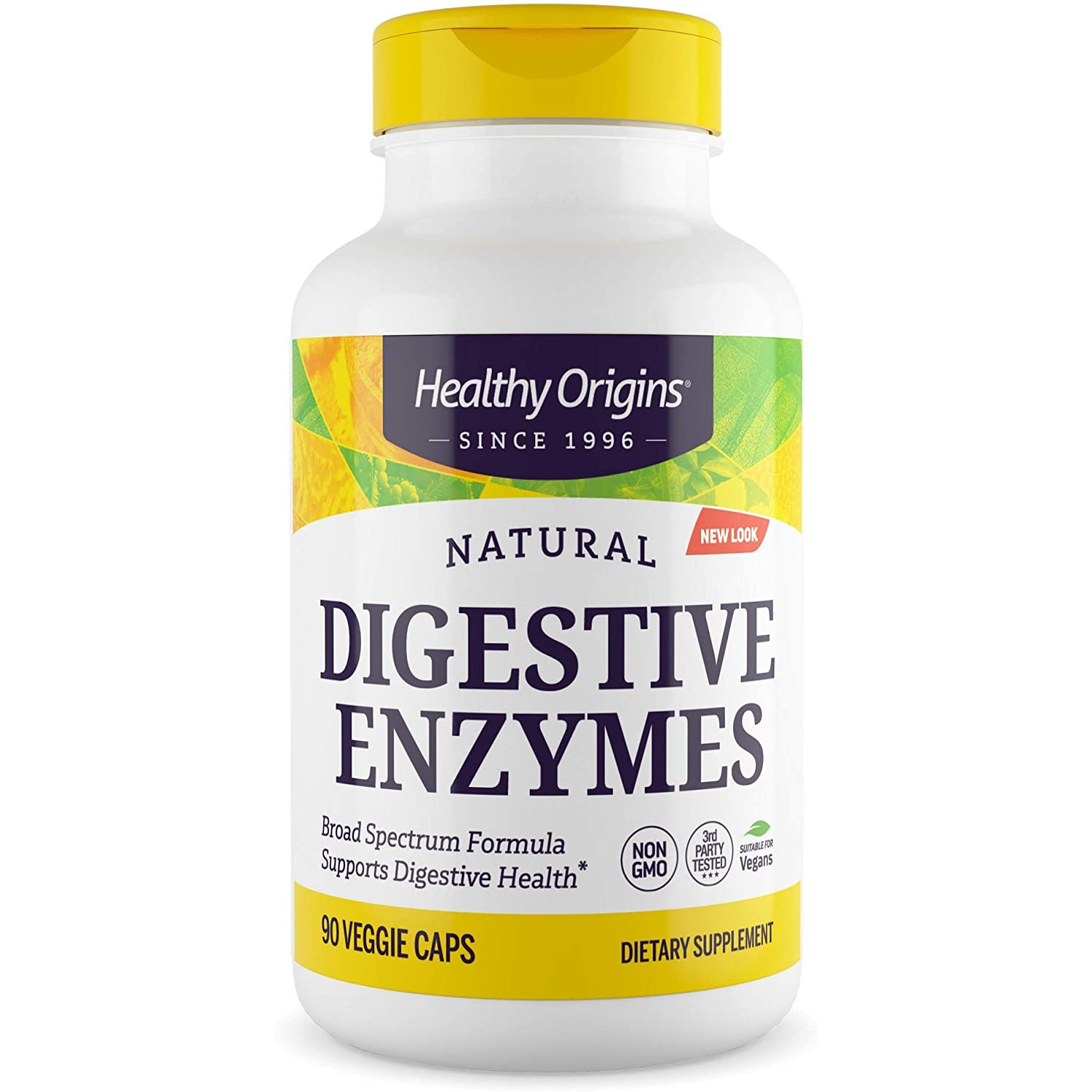 Healthy Origins Digestive Enzymes /NEC/ Broad Spectrum 90 caps - зображення 1