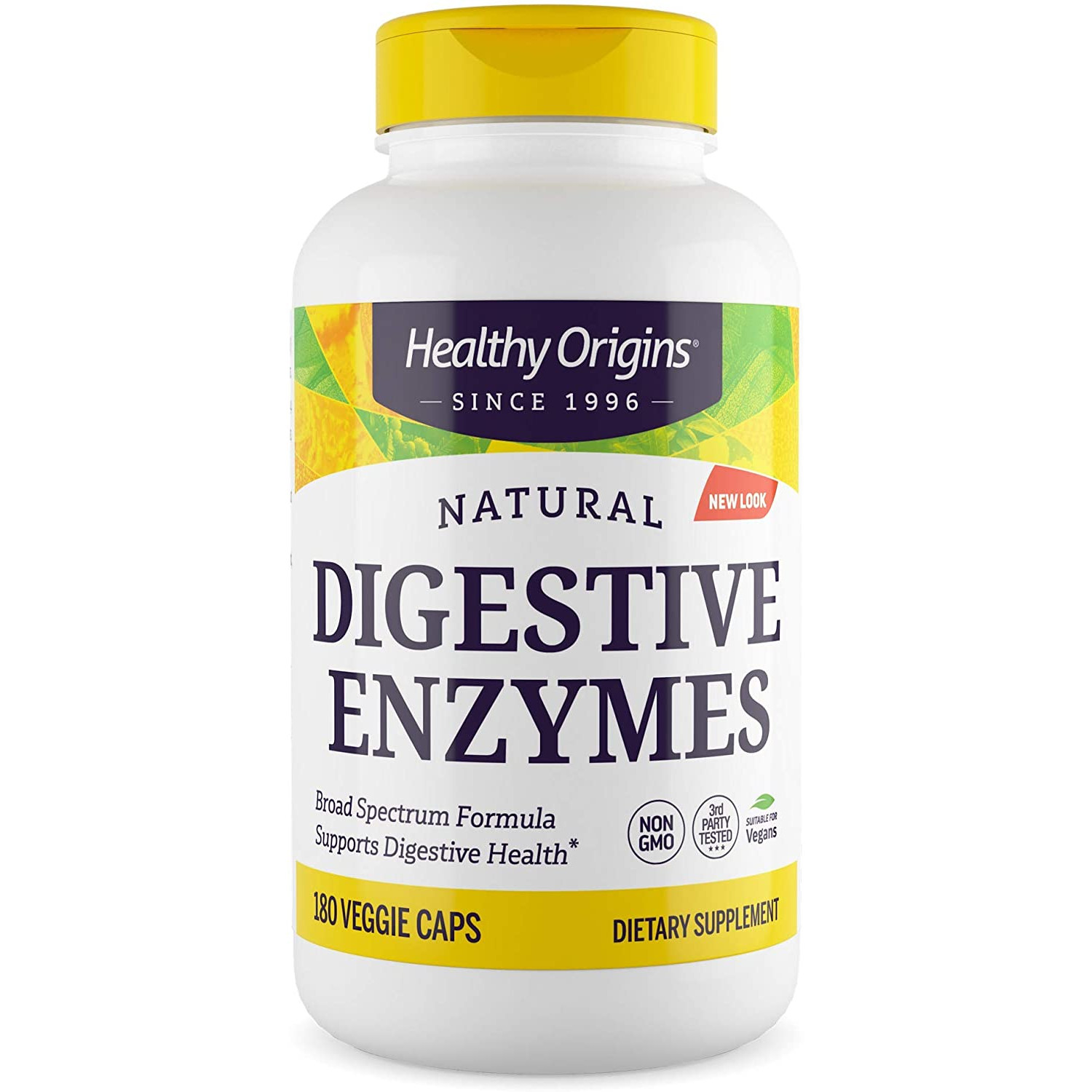 Healthy Origins Digestive Enzymes /NEC/ Broad Spectrum 180 caps - зображення 1