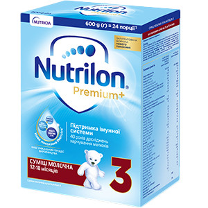 Nutricia Сухая молочная смесь Nutrilon Premium 3, 600 г - зображення 1