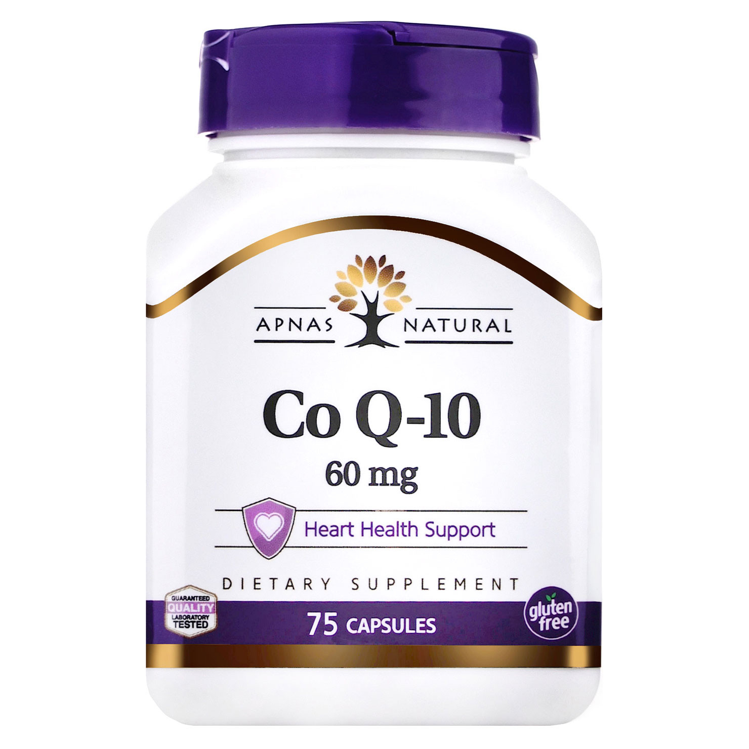Apnas Natural Co Q-10 60 mg 75 caps - зображення 1