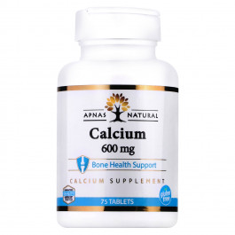 Apnas Natural Calcium 600 mg 75 tabs