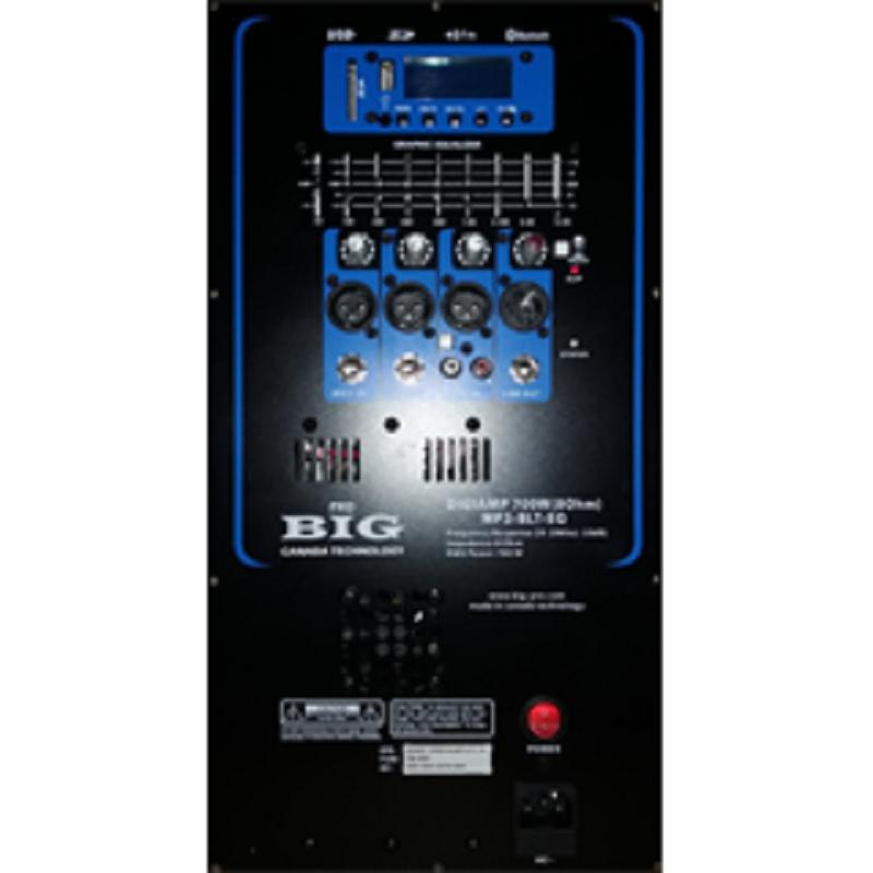 BIG Встраиваемый усилитель DIGIAMP 700W(8Ohm)MP3-BLT-EQ - зображення 1