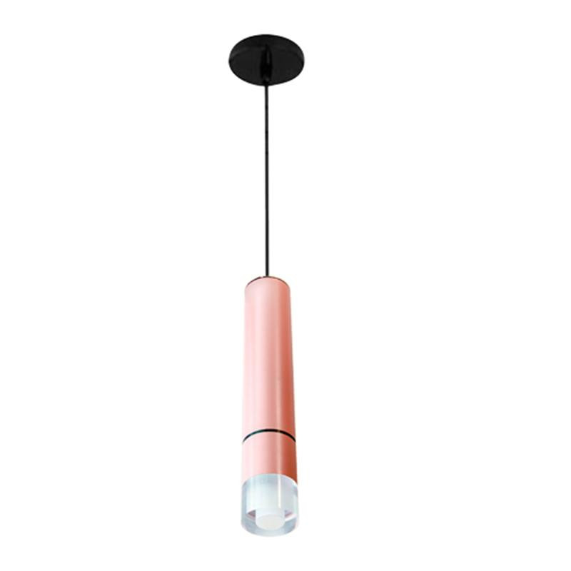 Vela Подвесной светильник с акриловым рассеивателем VL-MK-А розовый - зображення 1