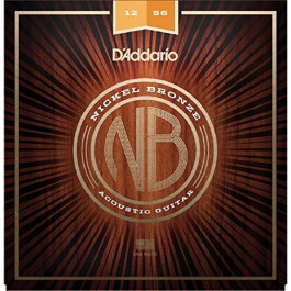   D'Addario NB1256 NICKEL BRONZE LIGHT TOP MEDIUM BOTTOM 12-56