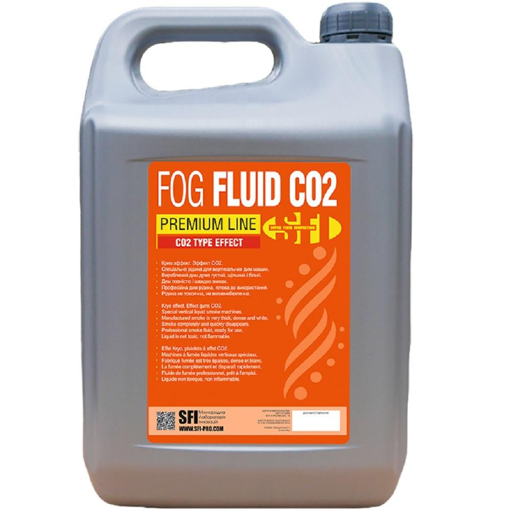 SFI Жидкость для генераторов вертикального дыма Fog Fluid CO2 Premium 5L - зображення 1