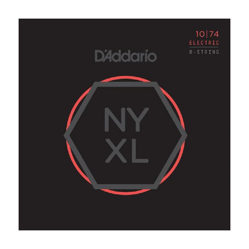 D'Addario NYXL1074 NYXL LIGHT TOP HEAVY BOTTOM 8-STRING 10-74 - зображення 1