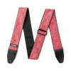 Dunlop Гитарный ремень D6711 Jacquard Paisley Red Strap - зображення 1