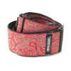 Dunlop Гитарный ремень D6711 Jacquard Paisley Red Strap - зображення 2