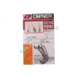 Owner Offset Shank 5101 №3/0 (5pcs)