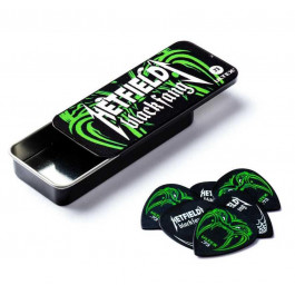   Dunlop Медиаторы Hetfield's Black Fang Pick Tin 0.73мм