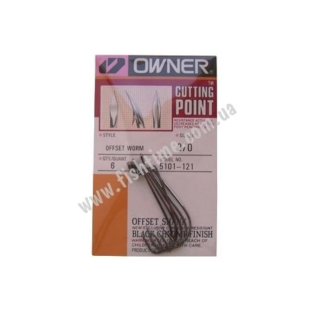 Owner Offset Shank 5101 №5/0 (5pcs) - зображення 1