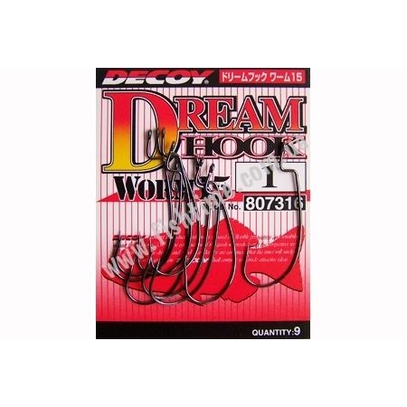 Decoy Dream Hook Worm15 №1 (9pcs) - зображення 1