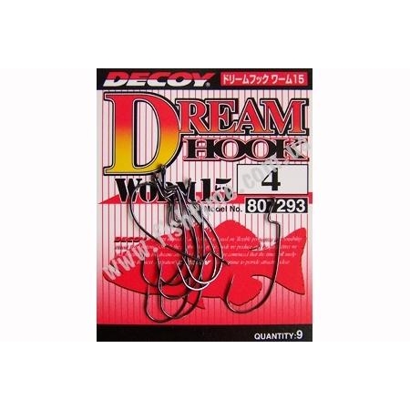 Decoy Dream Hook Worm15 №4 (9pcs) - зображення 1