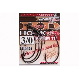 Decoy HD Hook Offset Worm117 №3/0 (4pcs)