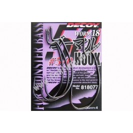 Decoy Hook Worm18 №5/0 (4pcs)