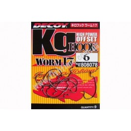   Decoy Kg Hook Worm17 №6 (9pcs)