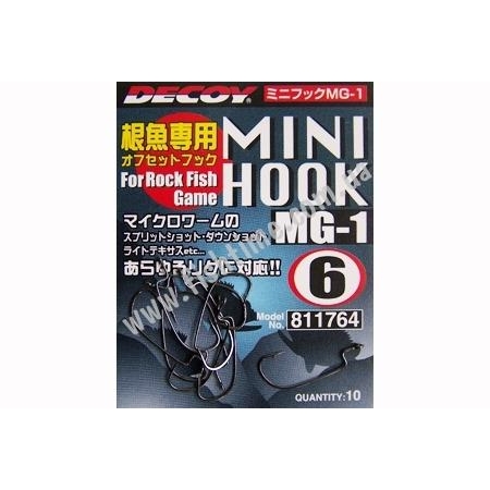 Decoy Mini Hook MG-1 №6 (10pcs) - зображення 1