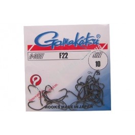   Gamakatsu F22 Black №010 (25pcs)