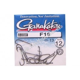   Gamakatsu F16 Black №012 (13pcs)