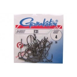   Gamakatsu F31 Black №004 (25pcs)