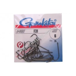   Gamakatsu F31 Black №006 (25pcs)