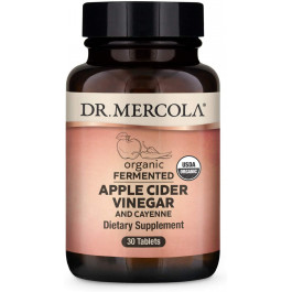 Dr. Mercola Organic Fermented Apple Cider Vinegar and Cayenne 30 tabs