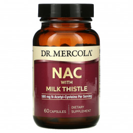   Dr. Mercola NAC with Milk Thistle 60 caps /30 servings/