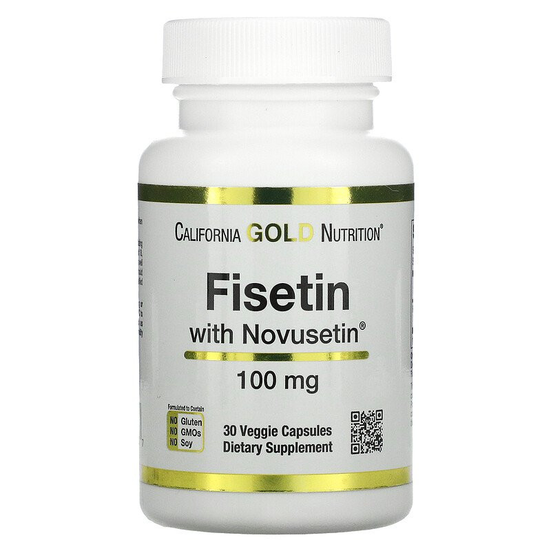 California Gold Nutrition Fisetin with Novusetin 100 mg 30 caps - зображення 1