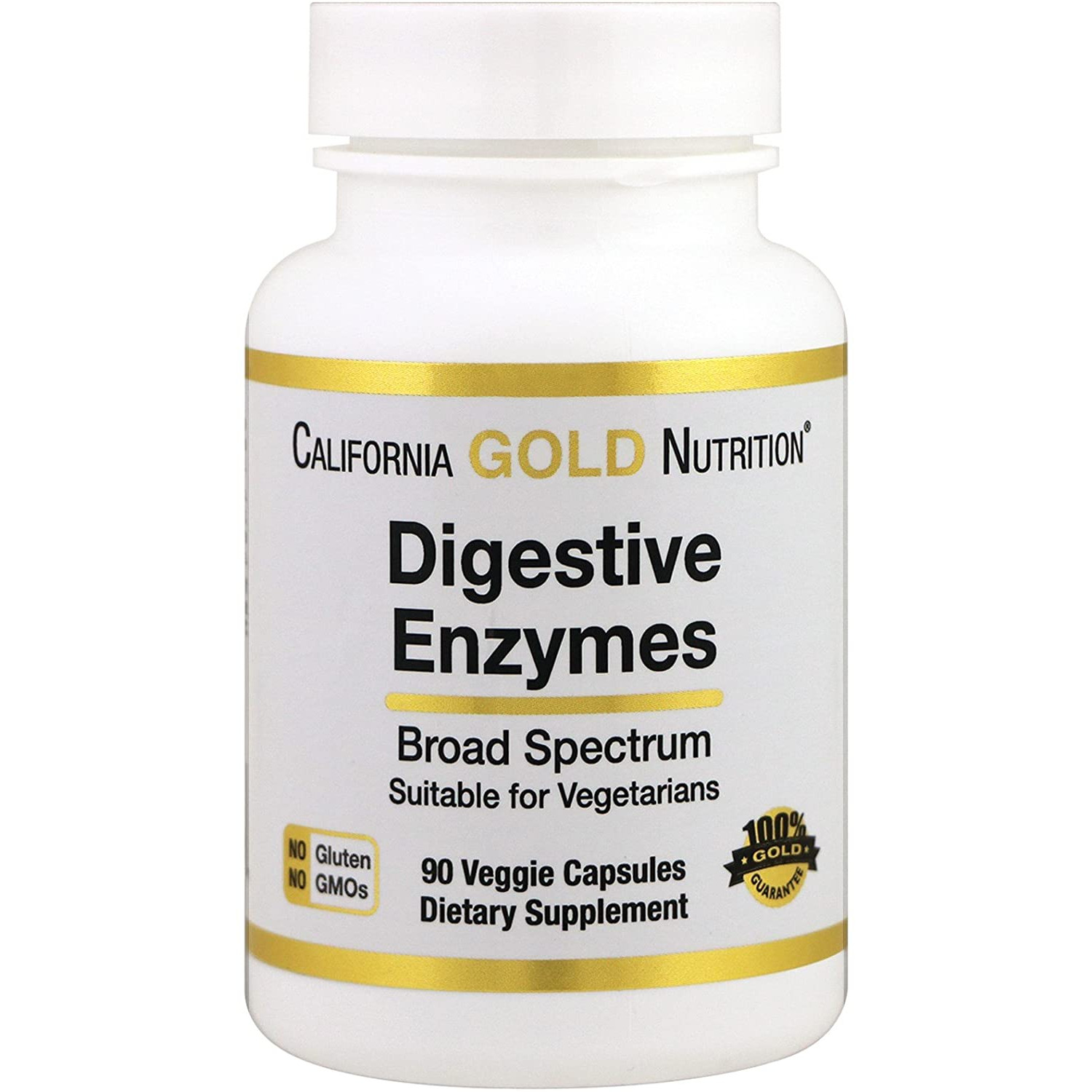 California Gold Nutrition Digestive Enzymes Broad Spectrum 90 caps - зображення 1