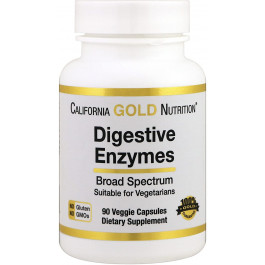 California Gold Nutrition Digestive Enzymes Broad Spectrum 90 caps