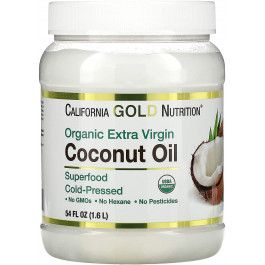 California Gold Nutrition Organic Extra Virgin Coconut Oil 1600 ml /107 servings/ Unflavored