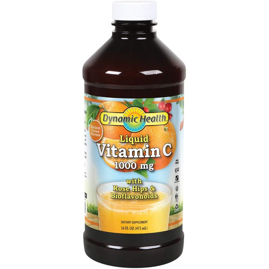 Dynamic Health Liquid Vitamin C 1000 mg 473 ml /32 servings/ Natural Citrus - зображення 1