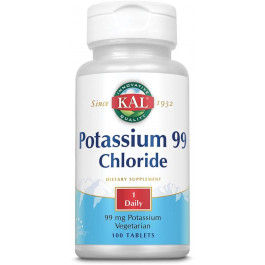 KAL Potassium Chloride 99 mg 100 tabs