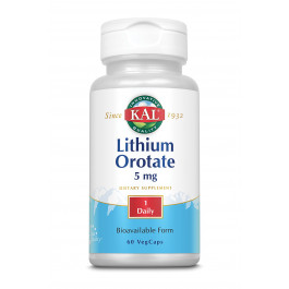 KAL Lithium Orotate 5 mg 60 caps