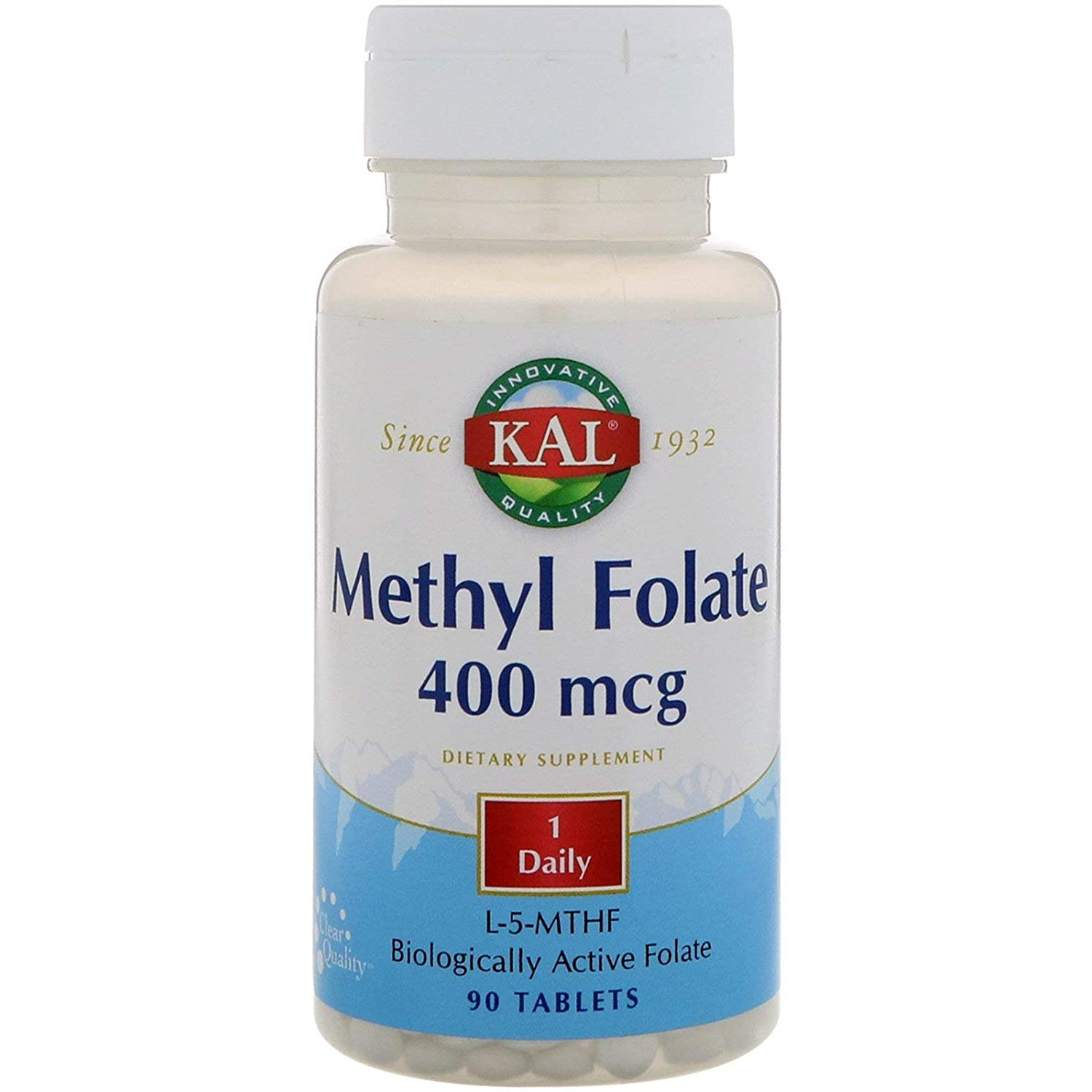 KAL Methyl Folate 400 mcg 90 tabs - зображення 1