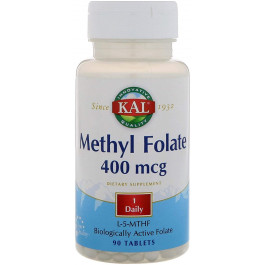 KAL Methyl Folate 400 mcg 90 tabs