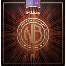   D'Addario NB1152 NICKEL BRONZE CUSTOM LIGHT 11-52