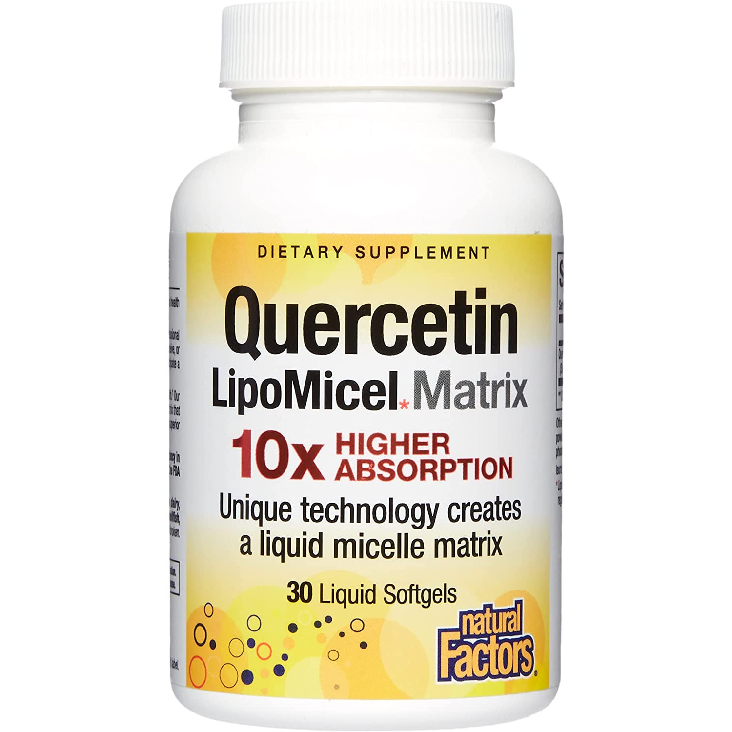 Natural Factors Quercetin 250 mg 30 softgels - зображення 1