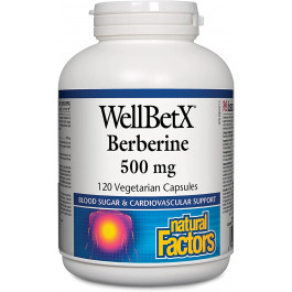 Natural Factors WellBetX Berberine 500 mg 120 caps