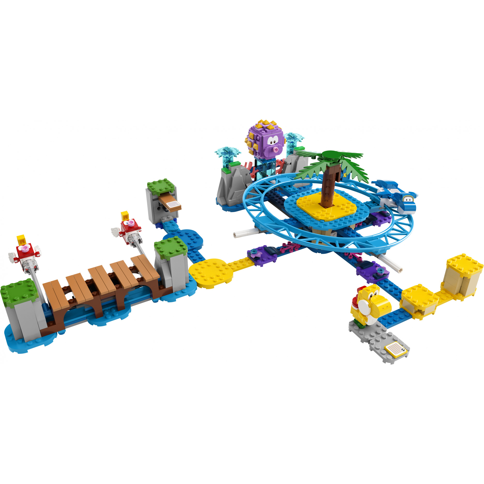 LEGO Super Mario Пляжное веселье огромного ежа (71400) - зображення 1