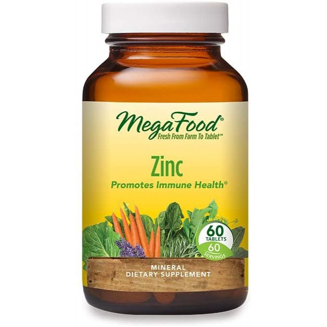 MegaFood Zinc 22,5 mg 60 tabs - зображення 1