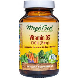 MegaFood Vitamin D3 1000 IU /25 mcg/ 90 tabs