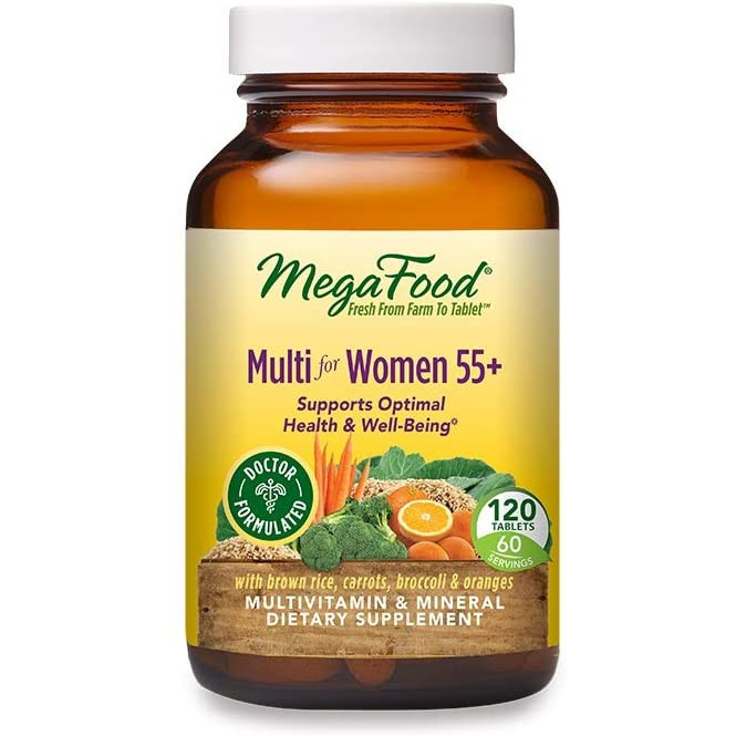 MegaFood Multi for Women 55+ 120 tabs /60 servings/ - зображення 1