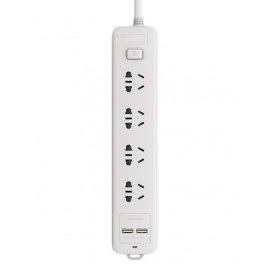 OPPLE Power Strip (4 розетки + 2 USB) 1.8m White