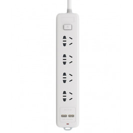   OPPLE Power Strip (4 розетки + 2 USB) 1.8m White