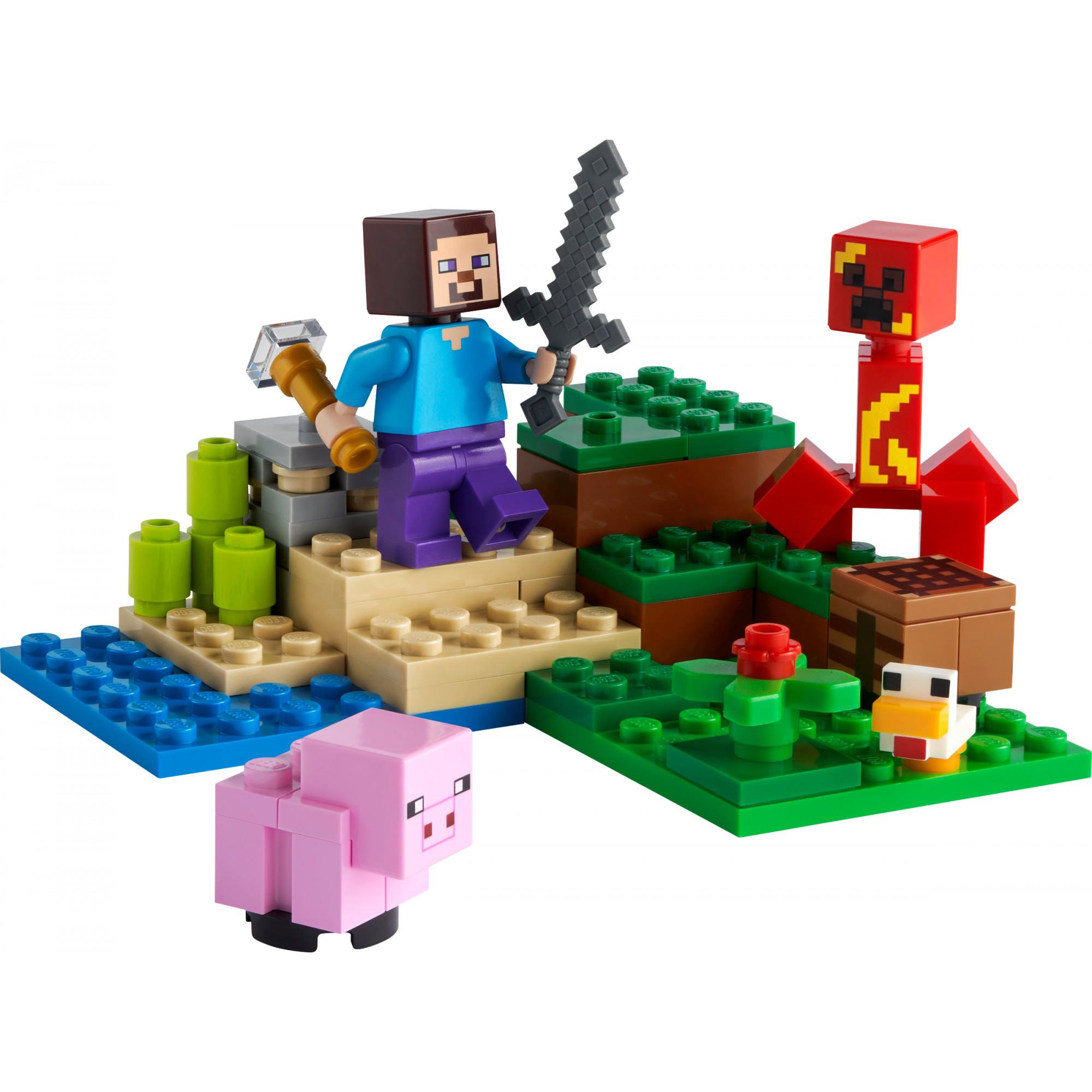 LEGO Minecraft Засада Крипера (21177) - зображення 1